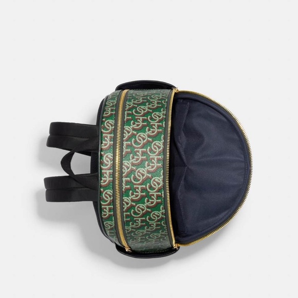 Coach Court Backpack With Coach Monogram Print CF344 - Picture 4 of 7